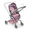 Badger Basket Gray & Pink Daydream Multi-Function Single Doll Pram & Stroller